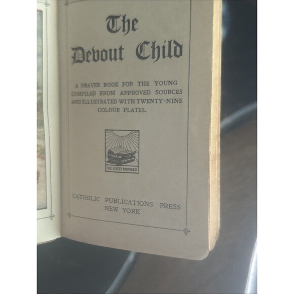 Vintage 1939 Children's Prayer Book: The Devout Child - Picture 4 of 7